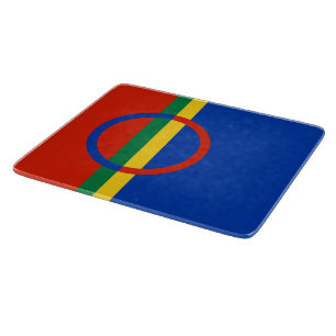 Flag of Lapland (Christmas) (Sami) (Laplander) Cutting Board