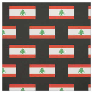 Flag of Lebanon Fabric