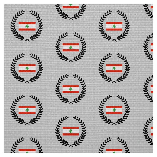 Flag of Lebanon Fabric (Swatch)