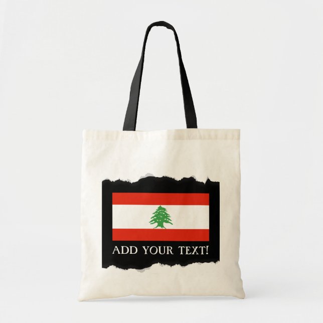 Flag of Lebanon Tote Bag (Front)