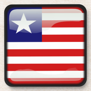 Flag of Liberia Coaster