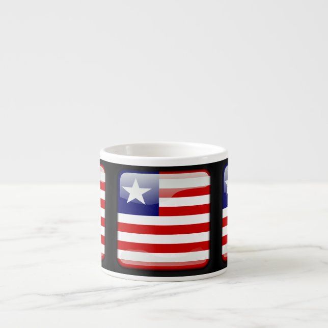 Flag of Liberia Espresso Cup (Front)