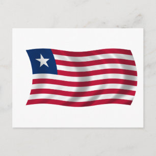 Flag of Liberia Postcard