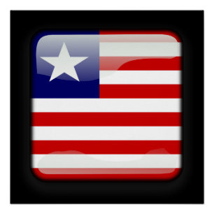 Flag of Liberia Poster