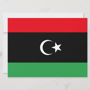 Flag of Libya Card