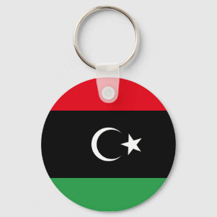 Flag of Libya Key Ring
