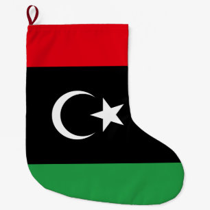 Flag of Libya Large Christmas Stocking