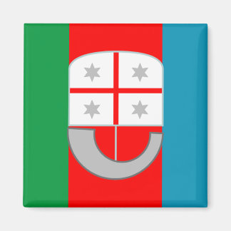 Flag of Liguria (Italy) Magnet