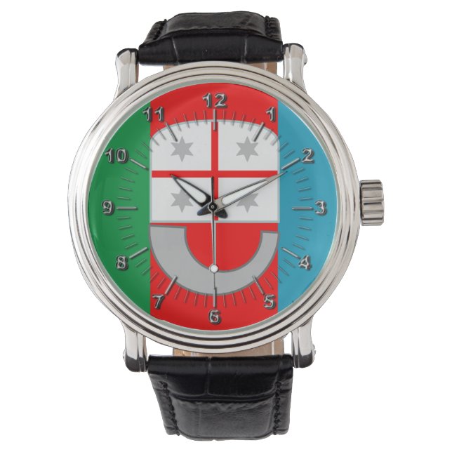 Flag of Liguria (Italy)  Watch (Front)