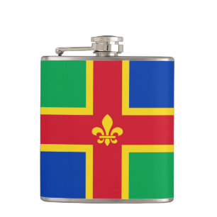 Flag of Lincolnshire Hip Flask
