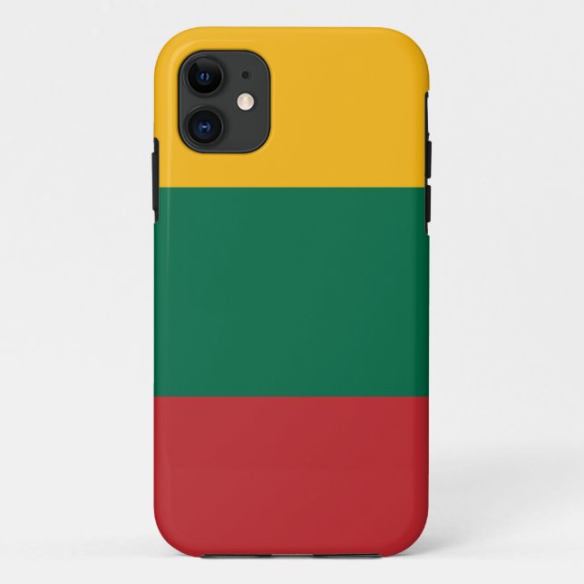 Flag of Lithuania Case-Mate iPhone Case (Back)