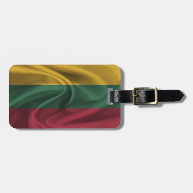 Flag Of Lithuania Luggage Tag (Front Horizontal)