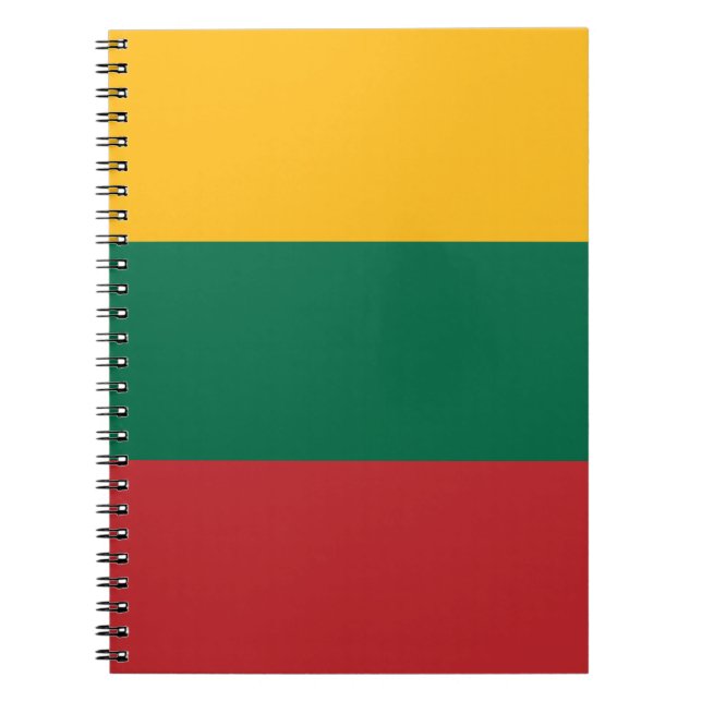 Flag of Lithuania Notebook (Front)