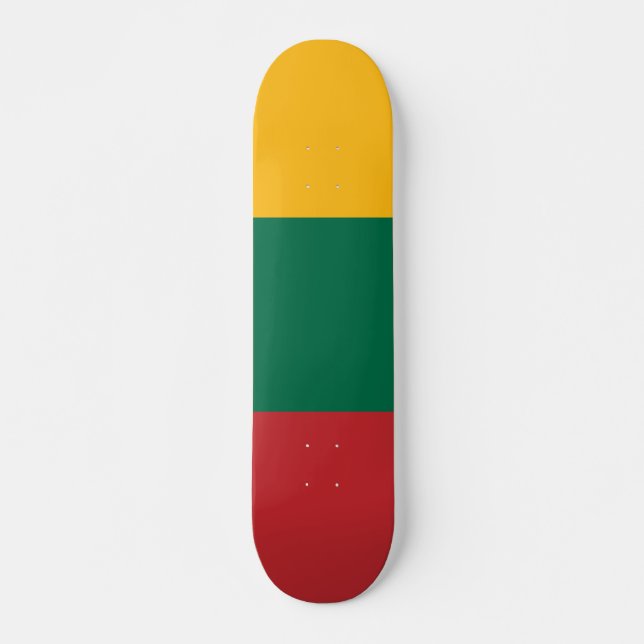 Flag of Lithuania Skateboard (Front)
