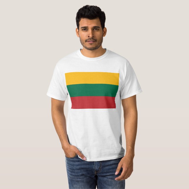 Flag of Lithuania T-Shirt (Front Full)