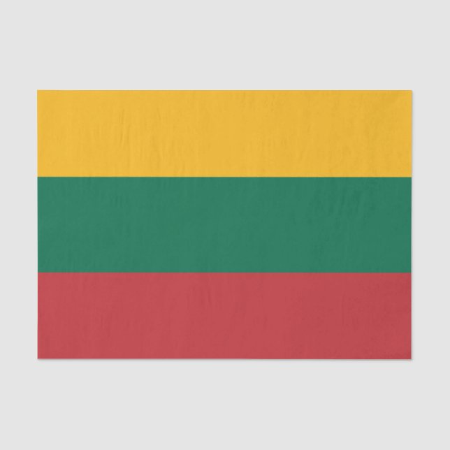 Flag of Lithuania Tissue Paper (Front)