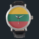Flag of Lithuania Watch<br><div class="desc">Flag of Lithuania. The Lithuanian flag is a horizontal triband.</div>