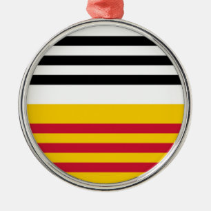 Flag of Loon op Zand Metal Tree Decoration