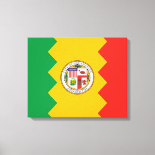 Flag of Los Angeles (California, USA) Canvas Print