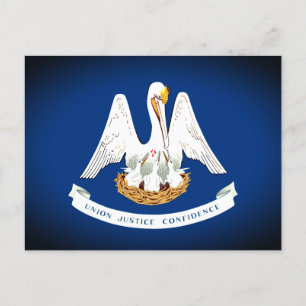 Flag of Louisiana Postcard