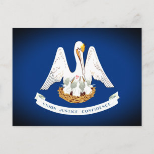 Flag of Louisiana Postcard