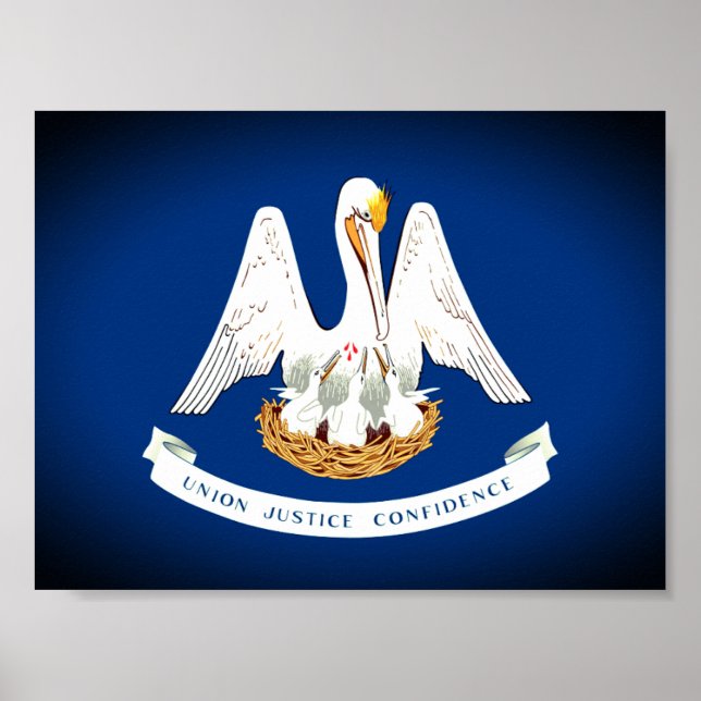 Flag of Louisiana Poster (Front)