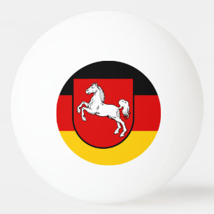 Flag of Lower Saxony Ping Pong Ball