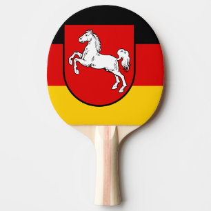 Flag of Lower Saxony Ping-Pong Paddle