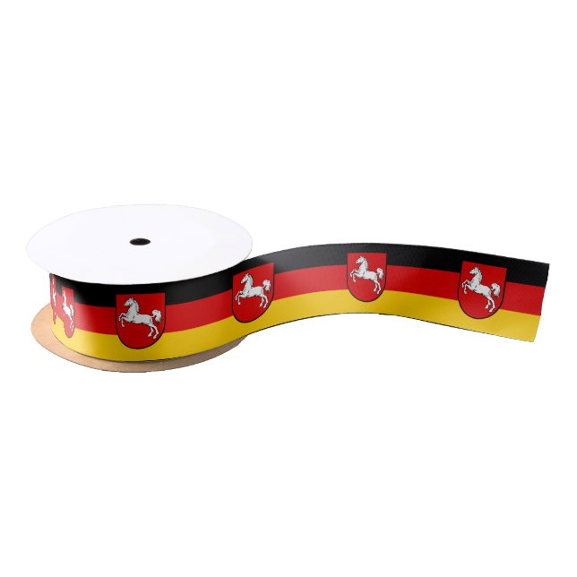 Flag of Lower Saxony Satin Ribbon (Spool)