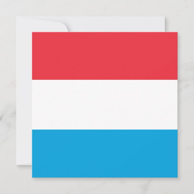 Flag of Luxembourg Card (Front)