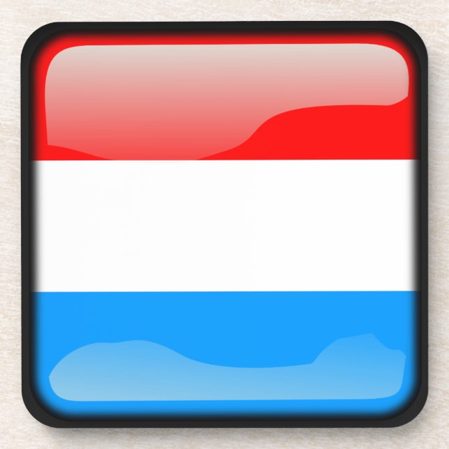 Flag of Luxembourg Coaster (Front)
