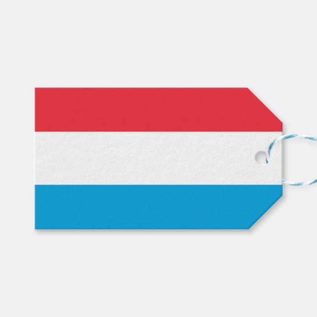Flag of Luxembourg Gift Tags (Front (Horizontal))