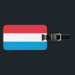 Flag of Luxembourg Luggage Tag<br><div class="desc">Flag of Luxembourg</div>