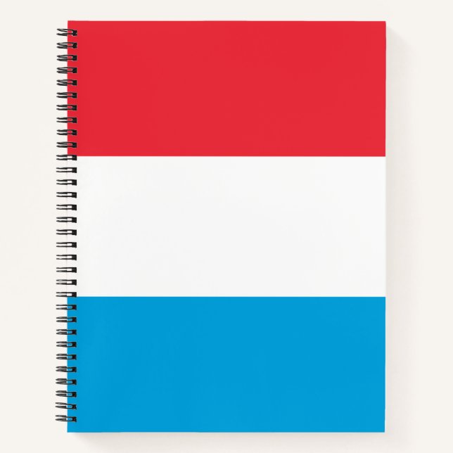Flag of Luxembourg Notebook (Front)