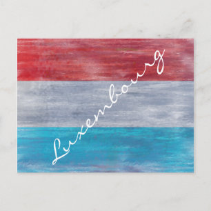 Flag of Luxembourg - Personalise Postcard