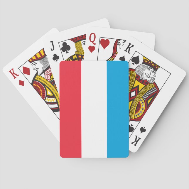 Flag of Luxembourg Playing Cards (Back)