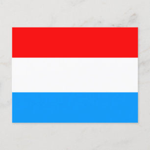 Flag of Luxembourg Postcard