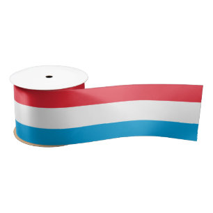 Flag of Luxembourg Satin Ribbon