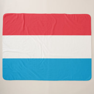 Flag of Luxembourg Sherpa Blanket