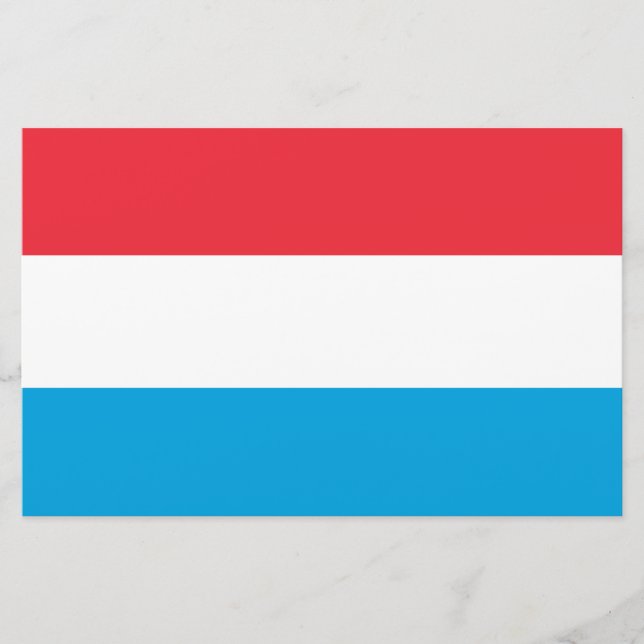 Flag of Luxembourg Stationery (Front)