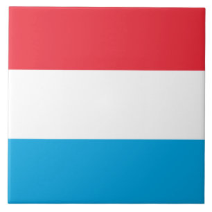 Flag of Luxembourg Tile