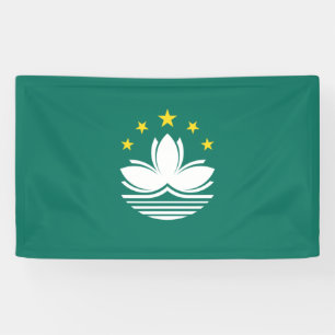 Flag of Macau (Chinese Region) Banner