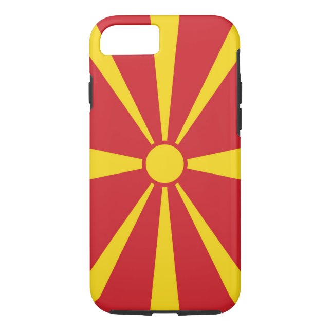 Flag of Macedonia Case-Mate iPhone Case (Back)