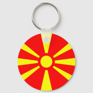 Flag of Macedonia Key Ring