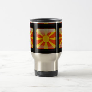 Flag of Macedonia Travel Mug