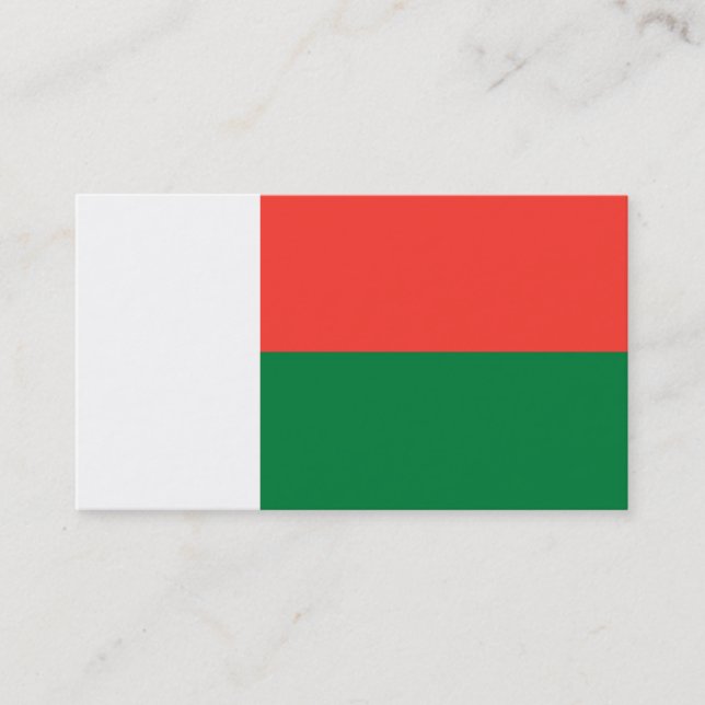 Flag of Madagascar  Business Cards (Front)