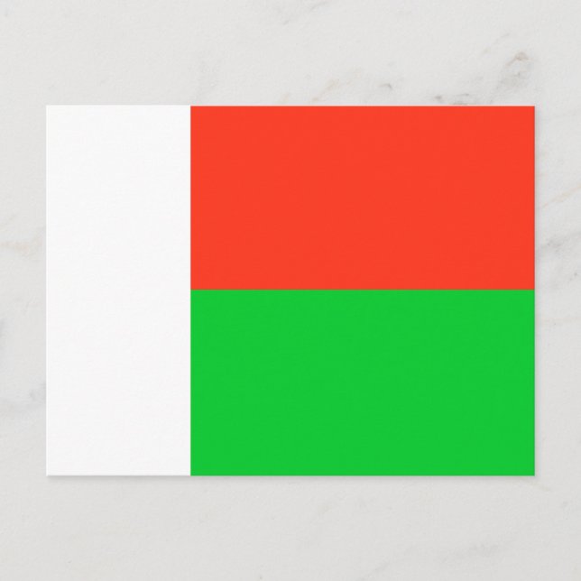 Flag of Madagascar Postcard (Front)