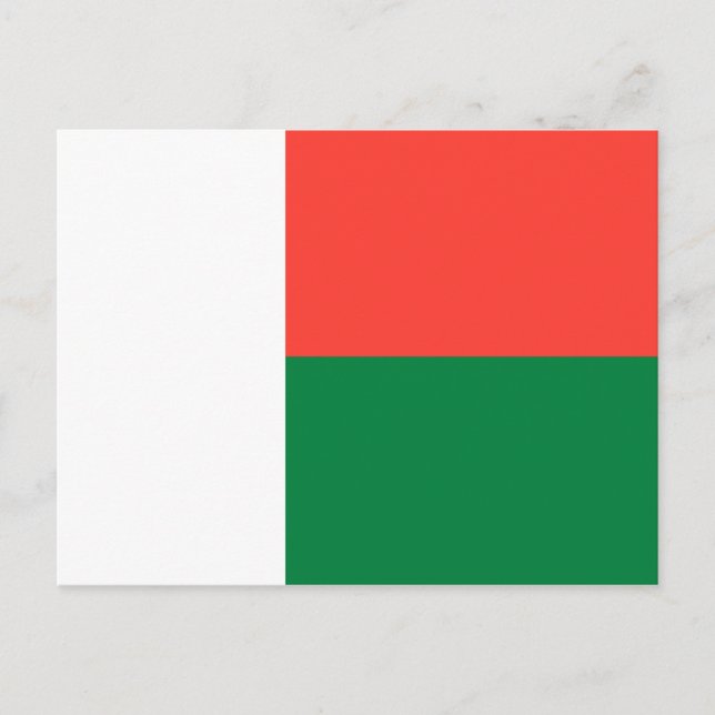 Flag of Madagascar Postcard (Front)