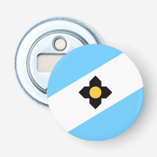 Flag of Madison, Wisconsin Bottle Opener