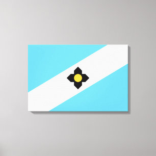 Flag of Madison (Wisconsin) Canvas Print